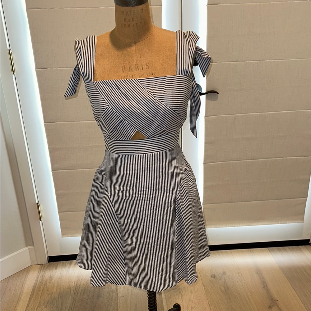 Striped Blue Dress